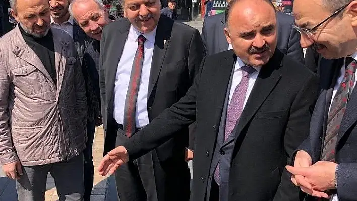 Vali Günaydın ve Başkan Gülsoy'dan Çarşı Esnafı Ziyareti