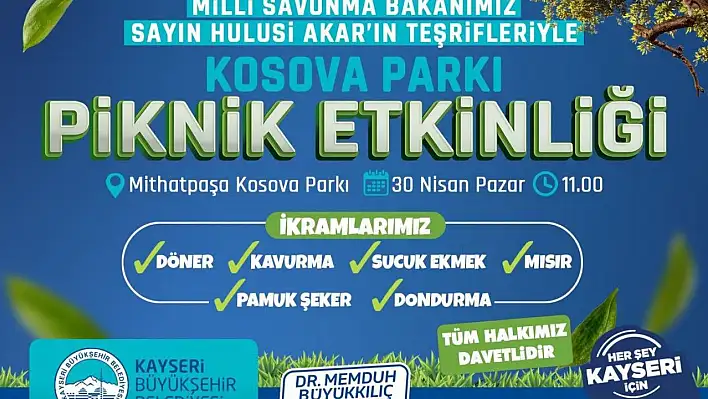 Piknik etkinliği nerede yapılacak?