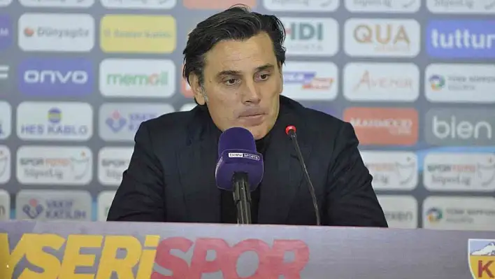 Vincenzo Montella: 'Ağzımızda acı bir tat var'