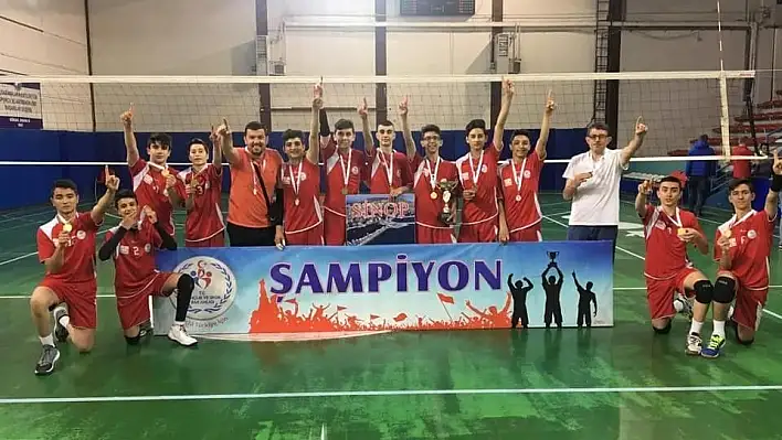 Voleybol Takımı Türkiye Şampiyonu