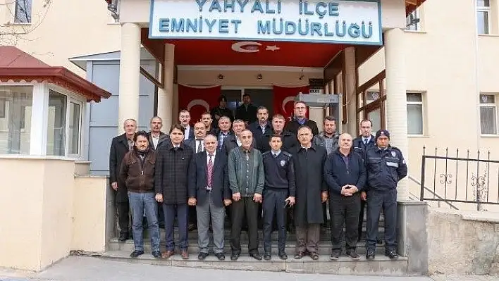 Yahyalı Belediyesi'nden İlçe Emniyet Müdürlüğü'ne Ziyaret