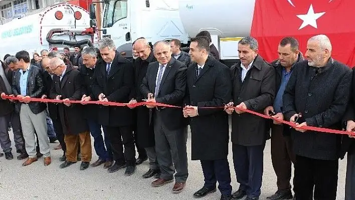 Yahyalı Belediyesi yeni araçlarını tanıttı