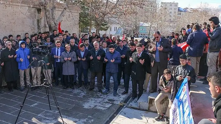 Yahyalı'da Kudüs için protesto gösterisi düzenlendi
