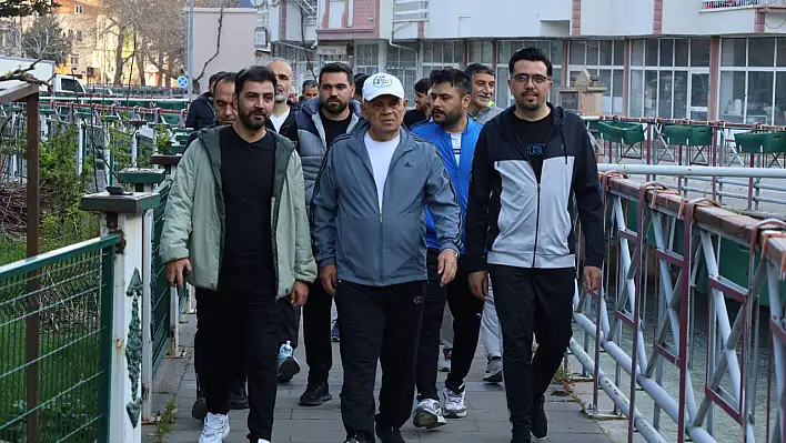 Yahyalı'da spor ve sohbet bir arada!