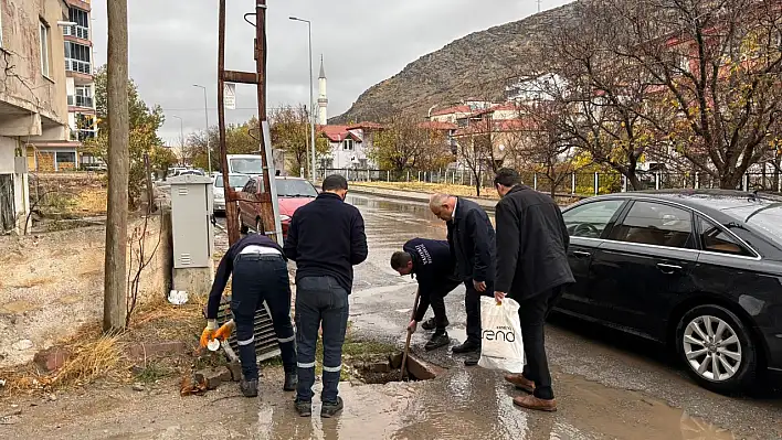 Yahyalı'da yağışlara karşı önlemler arttırıldı