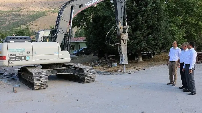 Yahyalı'da yeni hastane için çalışmalar başladı