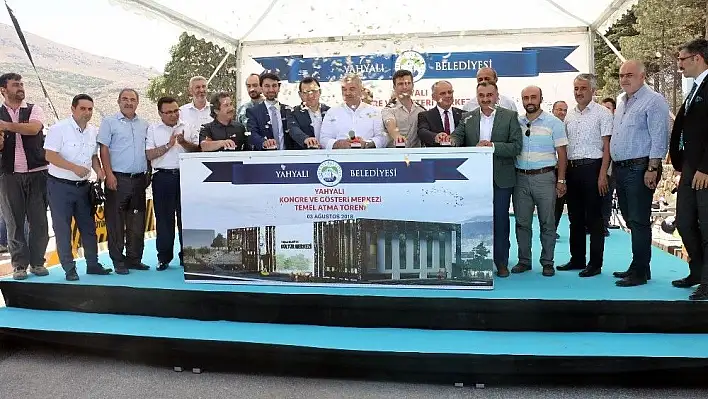 Yahyalı Kongre ve Gösteri Merkezi'nin temeli törenle atıldı