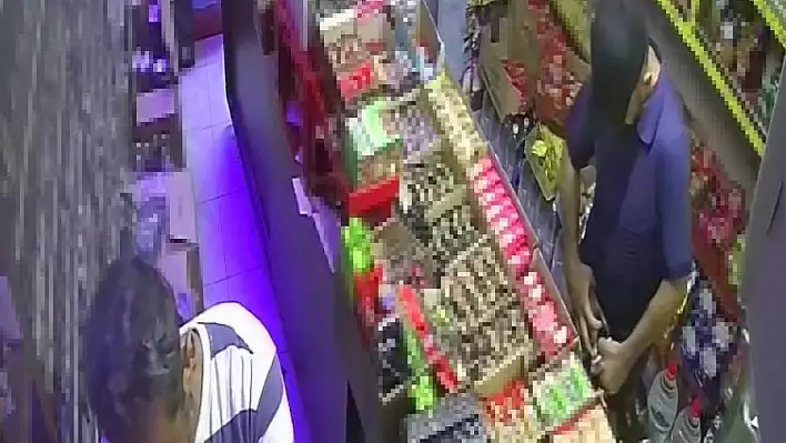 Yankesicilik yaparken önce kameraya sonra polise yakalandı