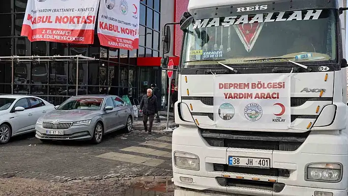 Yardım Tırları gitmeye devam ediyor...