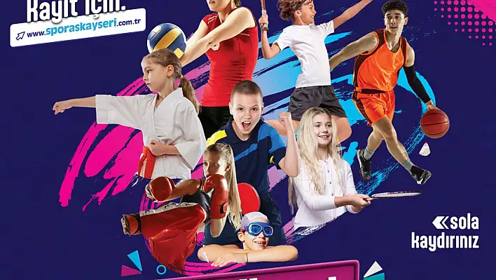 Yaz spor okulları kayıtları başladı