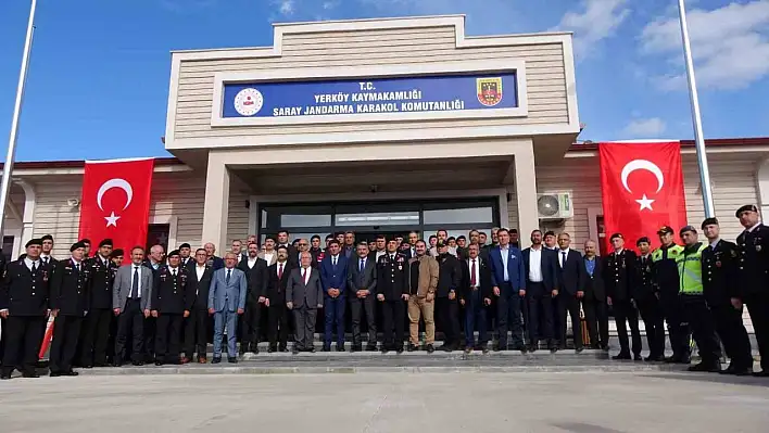 Yenilenen Saray Jandarma Karakolu hizmete açıldı