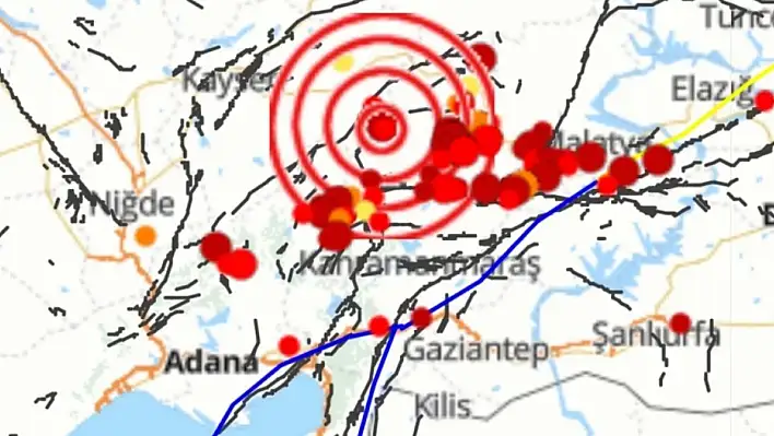 Yer Bilimciden dikkat çeken bir açıklama daha geldi: Sarız ve Pınarbaşı'da da 60 cm kayma var