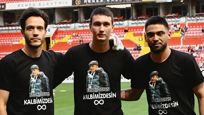 Yeşil sahada Erdal Duran'a vefa