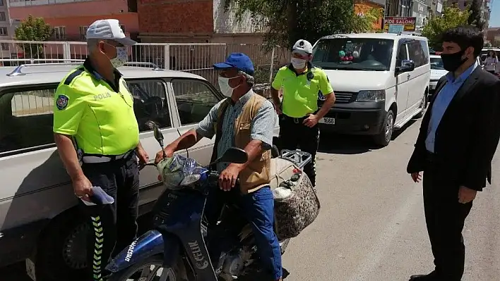 Yeşilhisar'da trafik denetimleri devam ediyor