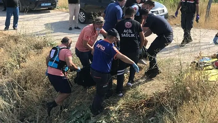 Yıkanmak için girdiği sulama kanalı sonu oldu
