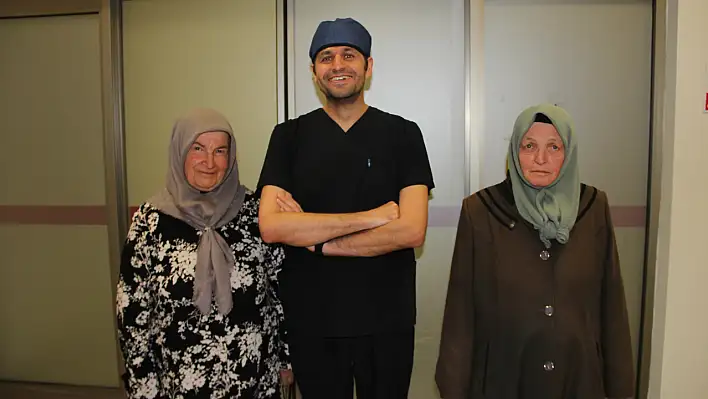 Yıllarca ağrı çektiler, Kayseri'de 1 saatlik anjiyo ile şifa buldular