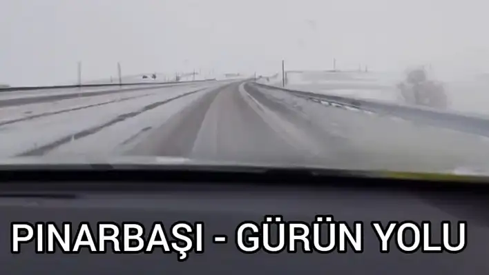 Yola çıkacaklar dikkat! Kayseri'de yol durumu...