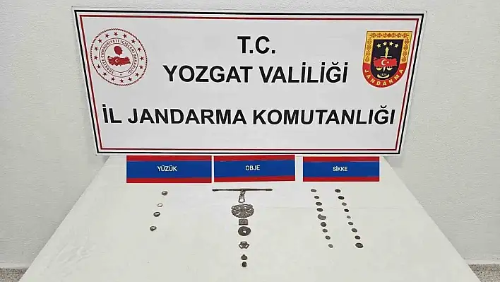 Yozgat'ta 29 parça tarihi eser ele geçirildi