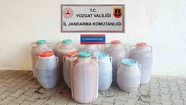 Yozgat'ta 471 litre ele geçirildi