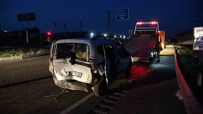 Yozgat'ta trafik kazası: 4 yaralı