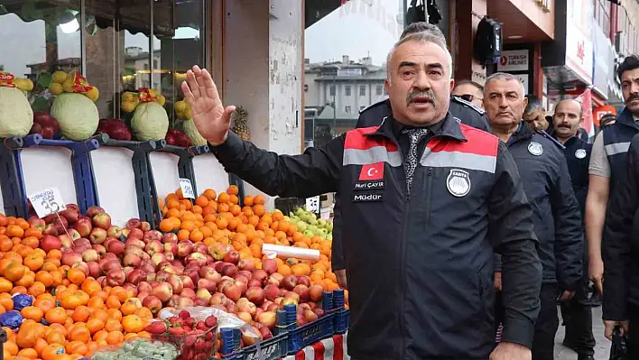Zabıta ekiplerinden denetim
