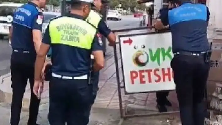 Zabıta ekiplerinden denetim