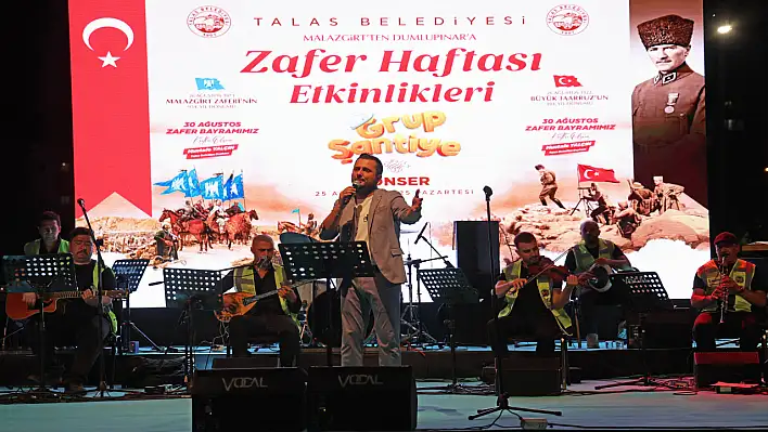 Zafer Haftası coşkusu bu kez Talas Millet Bahçesi'nde
