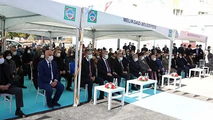 Melikgazi'de hüzünlü ve aynı zamanda gururlu açılış