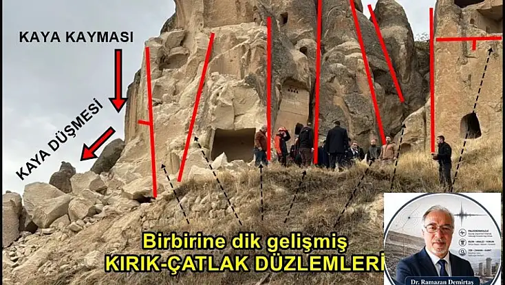 Kapadokya'da can alan peribacası neden çöktü? Uzman isim açıkladı