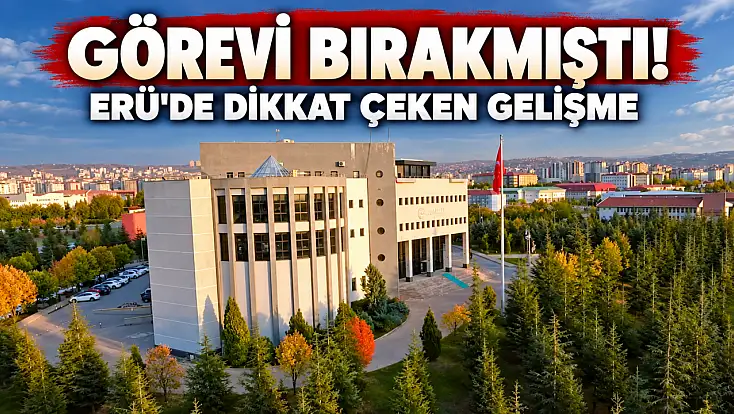 Erciyes Üniversitesi'nde Cumhurbaşkanı Erdoğan'ın ödül verdiği isme yeni görev!