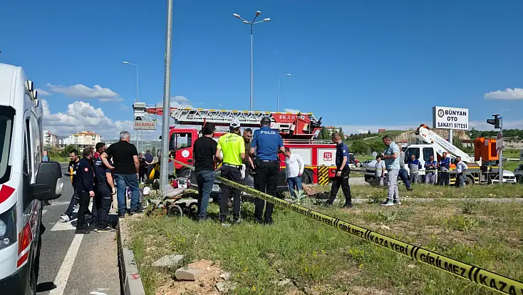Kayseri Bünyan'da kaza! 2 ölü, 4 yaralı