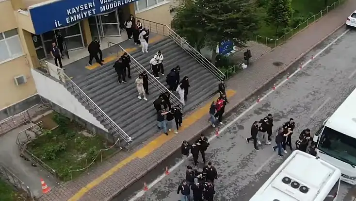 Kayseri'de büyük vurguna 60 tutuklama
