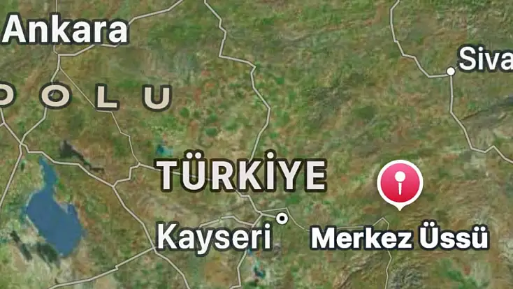 Kayseri’de aynı gün aynı bölgede bir deprem daha