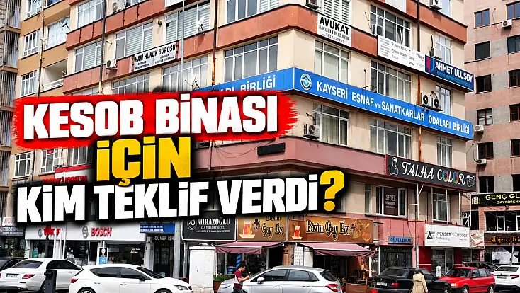 Kayseri'de satışa çıkarılan esnaf birliği binası satıldı mı! Alıcı çıktı mı?