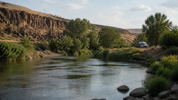 Kayseri’de Zamantı Irmağı’na giren iki gençten acı haber!