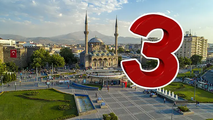 Kayseri Bayramda Türkiye 3'üncüsü oldu! Bir ilçe ise birinci oldu
