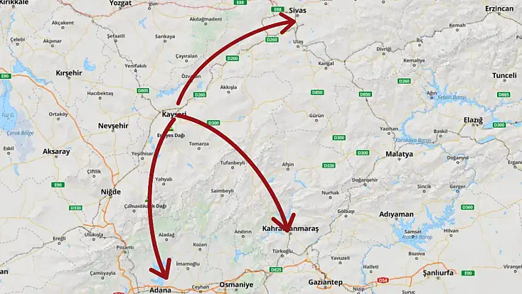 Kayseri, Sivas ve Maraş’ı solladı! Adana’ya yetişemedi