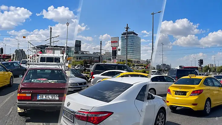 Kayseri'de trafik neden kilitlendi? Sürücüler o noktaya dikkat çekti