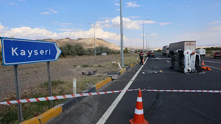 Kayseri yolunda kaza! Ölü ve yaralı var