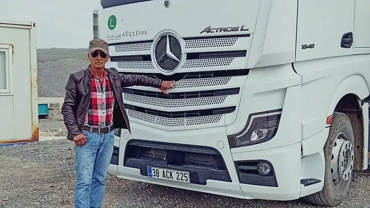 Kayserili tır şoförü trafik kazasında hayatını kaybetti!