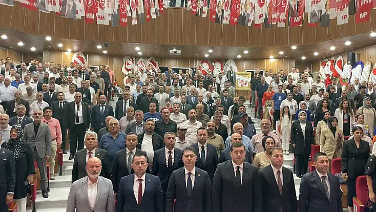 MHP Kayseri'de Başkanlar belli oldu! Kongre sonrası dikkat çeken mesajlar