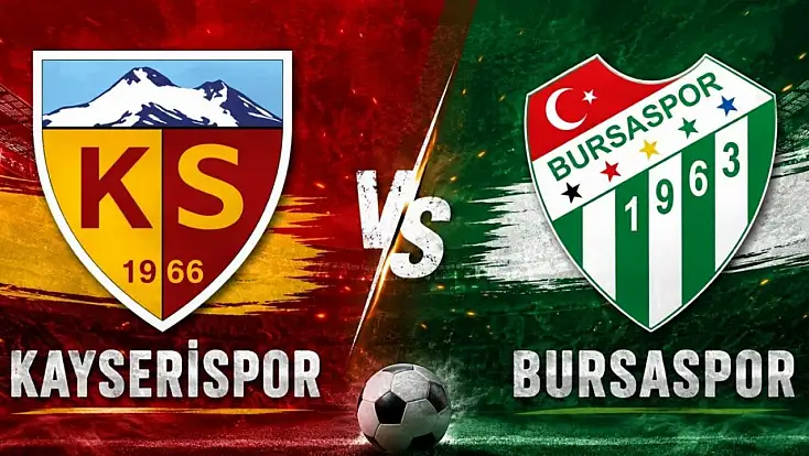 Nefesler tutuldu! Kayserispor Bursaspor’a karşı üstün