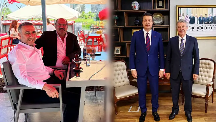 Özışık İl Başkanıyla, Akay Genel Başkanıyla görüştü!