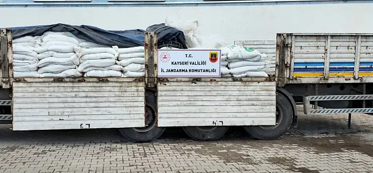 Develi'de milyonluk sevkiyat jandarmaya takıldı!