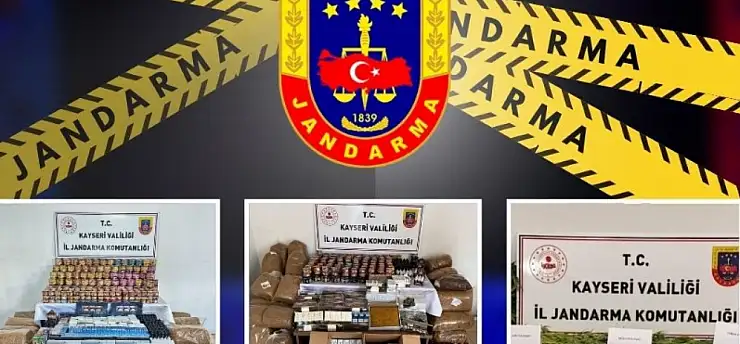 Jandarma açıkladı, rakamlar ortaya çıktı: Kayseri'de Ağustos tablosu