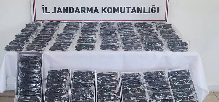 Kayseri'de 3 milyonluk kaçak gözlükler ele geçirildi