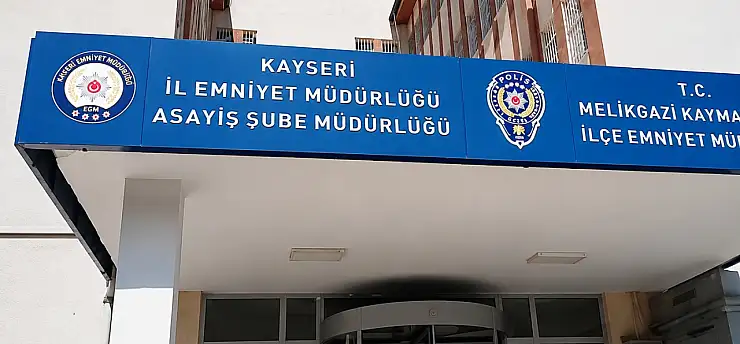 Kayseri'de aranan şahsa baskın!