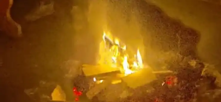 Kayseri'de ateş yakan şahıslar yakalandı