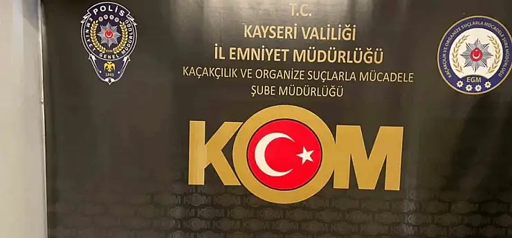 Kayseri'de kilolarca ele geçirildi!