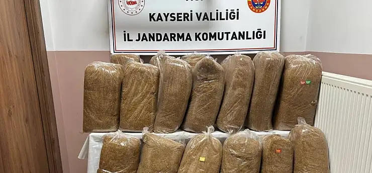 Kayseri'de rutin kontrolde dikkat çeken detay: Otobüsten 300 kilo çıktı